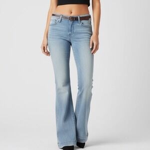 7 For All Mankind Light Blue Flare Jeans